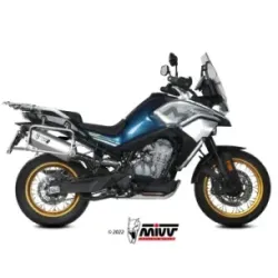 Escape CF Moto 800MT 2022-2025 MIVV Speed Edge Inox CF.001.LRX - vista 1