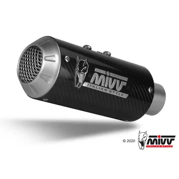 Escapes Ducati Hypermotard 950 - SP - RVE 2019-2020 MIVV MK3 Carbono D.045.LM3C - vista 3