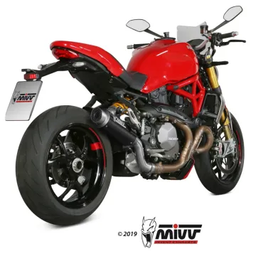 Escape Ducati Monster 821 2018-2020 MIVV GP Pro Carbono D.041.L2P - vista 2