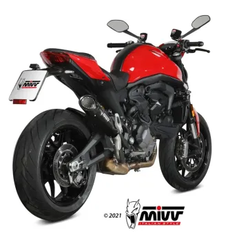 Escape Ducati Monster 937 2021-2025 MIVV X-M5 Black D.048.LC5B - vista 2