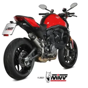 Escape Ducati Monster 937 2021-2025 MIVV X-M5 Titanio D.048.LC5T - vista 1 2