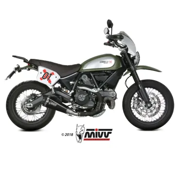 Escape Ducati Scrambler 800 2015-2020 MIVV Delta Race Black D.035.LDRB - vista 1