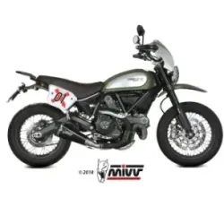 Escape Ducati Scrambler 800 2015-2020 MIVV Delta Race Black D.035.LDRB - vista 1