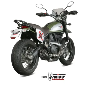 Escape Ducati Scrambler 800 2015-2020 MIVV Delta Race Black D.035.LDRB - vista 2