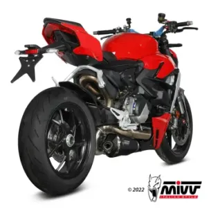Escape Ducati Streetfighter V2 2022-2024 MIVV Delta Race Black D.046.LDRB - vista 1 2