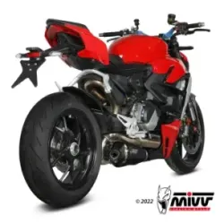 Escape Ducati Streetfighter V2 2022-2024 MIVV Delta Race Black D.046.LDRB - vista 2