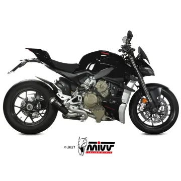 Escapes Ducati Streetfighter V4 2020-2022 MIVV X-M1 Black D.047.SC4B - vista 1