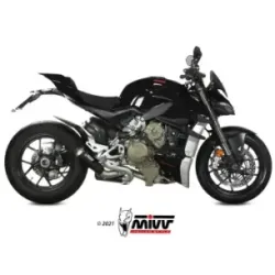 Escapes Ducati Streetfighter V4 2020-2022 MIVV X-M1 Black D.047.SC4B - vista 1