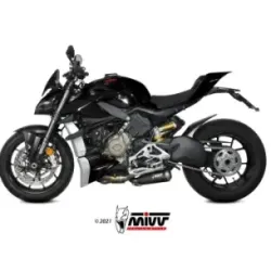 Escapes Ducati Streetfighter V4 2020-2022 MIVV X-M1 Black D.047.SC4B - vista 3