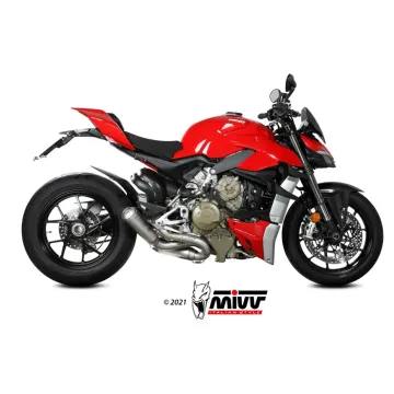 Escapes Ducati Streetfighter V4 2020-2022 MIVV X-M1 Titanio D.047.SC4T - vista 1