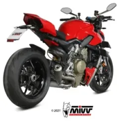 Escapes Ducati Streetfighter V4 2020-2022 MIVV X-M1 Titanio D.047.SC4T - vista 2