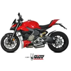 Escapes Ducati Streetfighter V4 2020-2022 MIVV X-M1 Titanio D.047.SC4T - vista 3