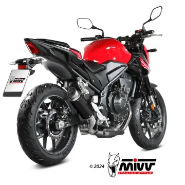 Escape Honda CB 500 Hornet 2024-2025 MIVV GP Pro Black H.093.LXBP - vista 2