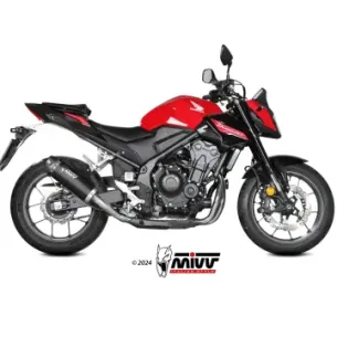 Escape Honda CB 500 Hornet 2024-2025 MIVV AK-1 Black copa Carbono H.093.LZK - vista 1