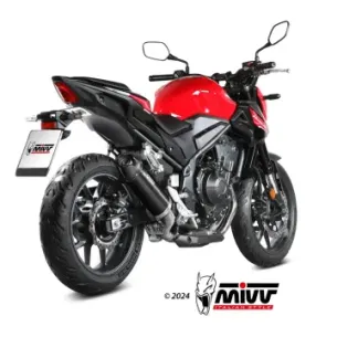Escape Honda CB 500 Hornet 2024-2025 MIVV AK-1 Black copa Carbono H.093.LZK - vista 1 2