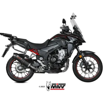 Escape Honda CB 500 X 2021-2024 MIVV Oval Carbono copa Carbono H.084.L3C - vista 1