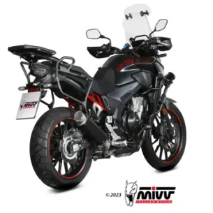 Escape Honda CB 500 X 2021-2024 MIVV GP Pro Black H.084.LXBP - vista 1 2