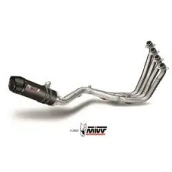 Escape completo Honda CB 650 F 2014-2018 MIVV GP Carbono copa Carbono H.055.L2SC - vista 3