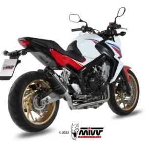 Escape completo Honda CB 650 F 2014-2018 MIVV GP Black copa Carbono H.055.LXBC - vista 1 2