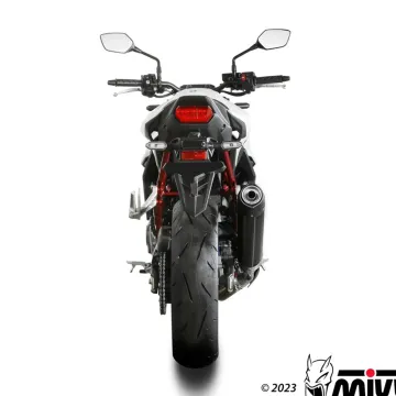 Escape Honda CB 750 Hornet 2023-2025 MIVV Oval Carbono copa Carbono H.085.L3C - vista 3