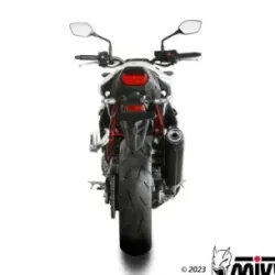 Escape Honda CB 750 Hornet 2023-2025 MIVV Oval Carbono copa Carbono H.085.L3C - vista 3