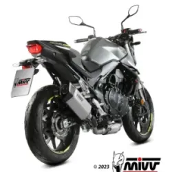 Escape Honda CB 750 Hornet 2023-2025 MIVV SR-1 Inox H.085.LR1X - vista 2