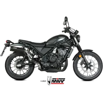 Escape Honda CL 500 2023-2024 MIVV HR-1 Black H.090.LH1BA - vista 1