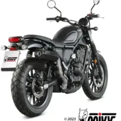 Escape Honda CL 500 2023-2024 MIVV HR-1 Black copa Carbono corta H.090.LH1BC - vista 2