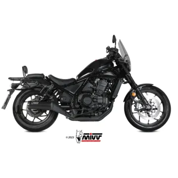Escape Honda CMX 1100 Rebel 2022-2024 MIVV HR-1 Black copa Carbono corta H.092.LH1BC - vista 1