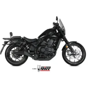 Escape Honda CMX 1100 Rebel 2022-2024 MIVV HR-1 Black copa Carbono H.092.LH1BG - vista 1