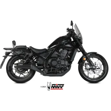 Escape Honda CMX 1100 Rebel 2022-2024 MIVV HR-1 Black copa Carbono H.092.LH1BG - vista 1