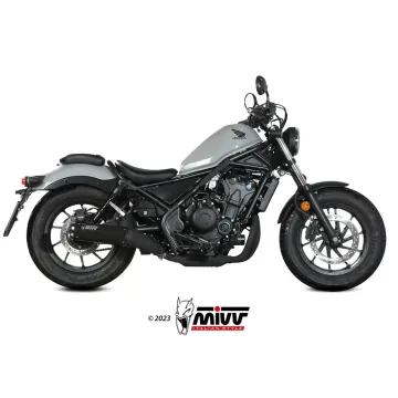 Escape Honda CMX 500 Rebel 2022-2024 MIVV HR-1 Black copa Aluminio H.091.LH1BA - vista 2