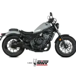 Escape Honda CMX 500 Rebel 2022-2024 MIVV HR-1 Black copa Carbono corta H.091.LH1BC - vista 1