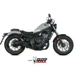 Escape Honda CMX 500 Rebel 2022-2024 MIVV HR-1 Black copa Carbono H.091.LH1BG - vista 1