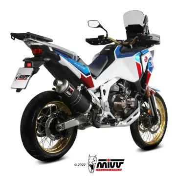 Escape Honda CRF 1100 L Africa Twin 2020-2023 MIVV Dakar Black H.079.LEKB - vista 2