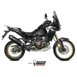 Escape Honda CRF 1100 L Africa Twin 2020-2023 MIVV Speed Edge Black H.079.LRB - vista 1