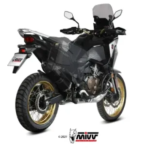 Escape Honda CRF 1100 L Africa Twin 2020-2023 MIVV Speed Edge Black H.079.LRB - vista 1 2