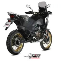Escape Honda CRF 1100 L Africa Twin 2020-2023 MIVV Speed Edge Black H.079.LRB - vista 2
