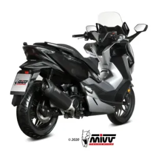 Escape Honda Forza 300 2018-2020 MIVV Mover Black MV.HO.0002.LV - vista 1 2