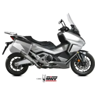 Escape Honda Forza 750 2021-2025 MIVV Delta Race Inox H.080.LDRX - vista 1 2
