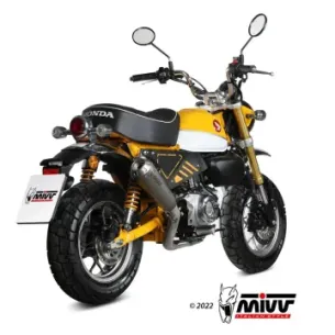 Escape completo Honda Monkey 125 2018-2024 MIVV X-M1 Titanio H.082.LC4T - vista 1 2