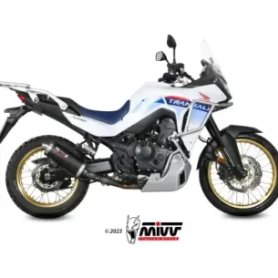 Escape Honda XL750 Transalp 2023-2024 MIVV Oval Black H.086.LZ - vista 1