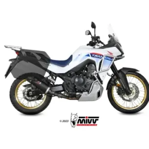 Escape Honda XL750 Transalp 2023-2024 MIVV Oval Black copa Carbono H.086.LZC - vista 1 2