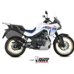 Escape Honda XL750 Transalp 2023-2024 MIVV Oval Black copa Carbono H.086.LZC - vista 2