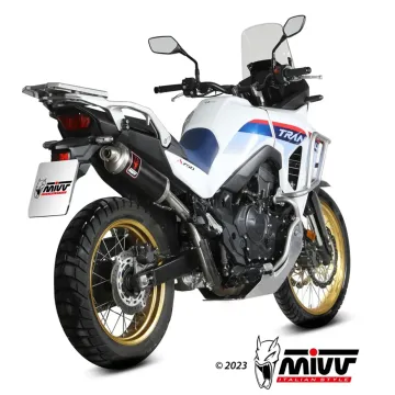 Escape Honda XL750 Transalp 2023-2024 MIVV Dakar Black H.087.LDKB - vista 2