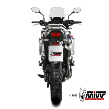 Escape Honda XL750 Transalp 2023-2024 MIVV Dakar Black H.087.LDKB - vista 3