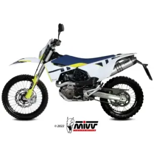 Escape Husqvarna 701 Enduro - Supermoto 2021-2024 MIVV STR1 Titanio M.HU.010.L4C - vista 1