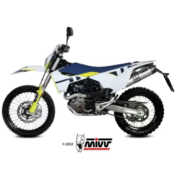 Escape Husqvarna 701 Enduro - Supermoto 2021-2024 MIVV STR1 Titanio M.HU.010.L4C - vista 1