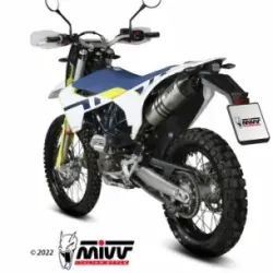 Escape Husqvarna 701 Enduro - Supermoto 2021-2024 MIVV STR1 Titanio M.HU.010.L4C - vista 2