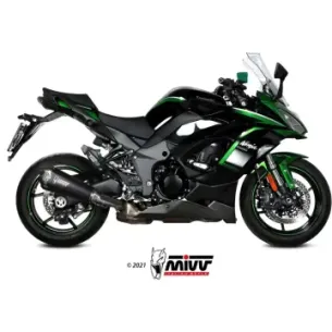 Escape Kawasaki Ninja 1000 SX- Tourer 2020-2025 MIVV Delta Race Black K.054.LDRB - vista 1 2